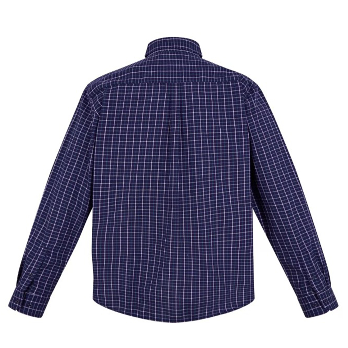 Foto 6 pulgar | Camisa Big Kong Manga Larga Tallas Grandes Azul Cuadros