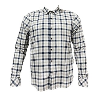 Foto 1 | Camisa Corte Regular Para Caballero A Cuadros Gris Zarevich Collection
