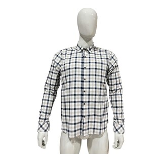 Foto 2 | Camisa Corte Regular Para Caballero A Cuadros Gris Zarevich Collection
