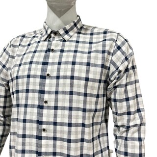 Foto 3 | Camisa Corte Regular Para Caballero A Cuadros Gris Zarevich Collection