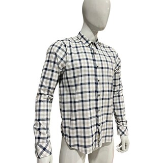 Foto 5 | Camisa Corte Regular Para Caballero A Cuadros Gris Zarevich Collection