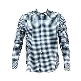 Foto 1 | Camisa Azul Rey/blanco Cuadros Para Caballero Zarevich Collection