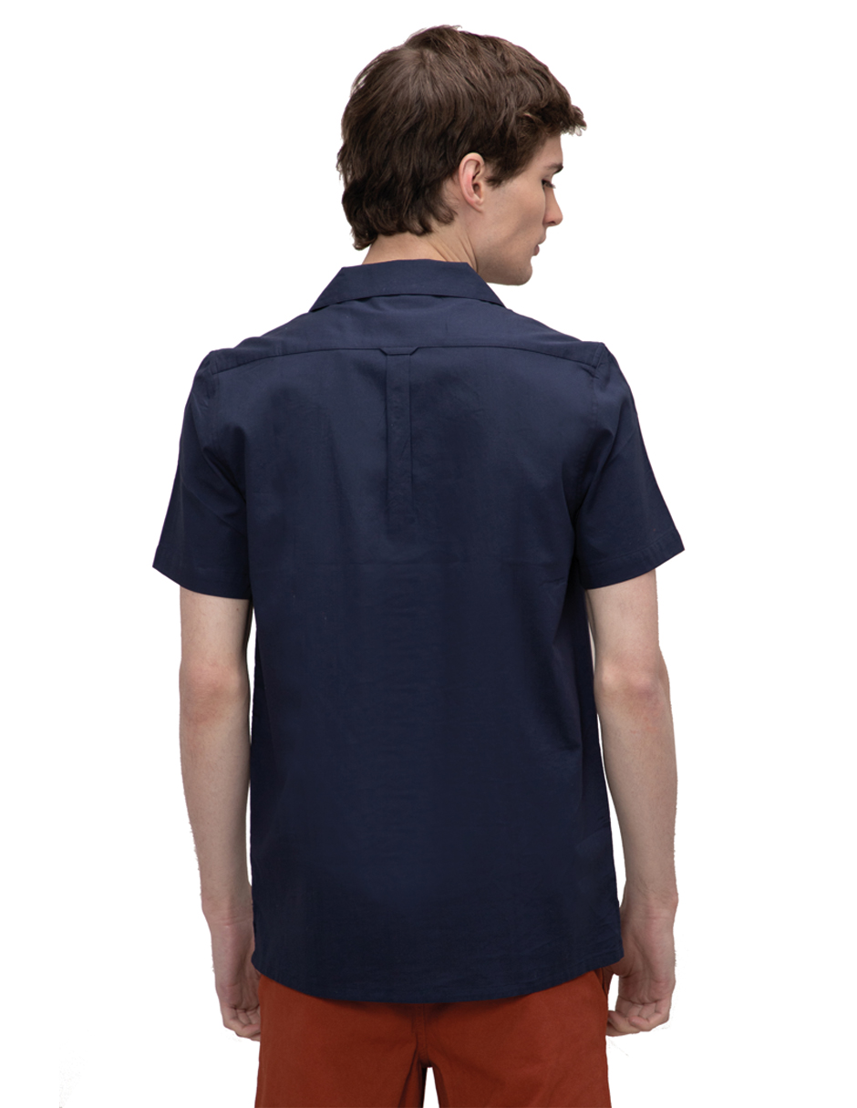 Foto 3 pulgar | Camisa Confort Fit de Manga Corta Generra 218108 color Azul