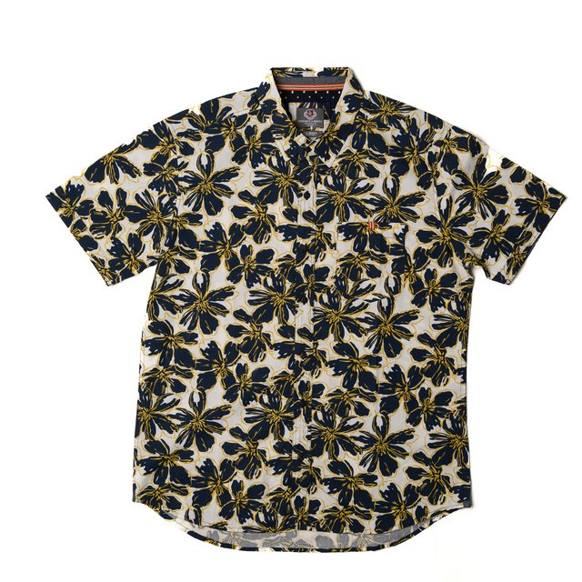 Foto 2 pulgar | Camisa Hawaiana con Estampado Floral, 100% Algodón