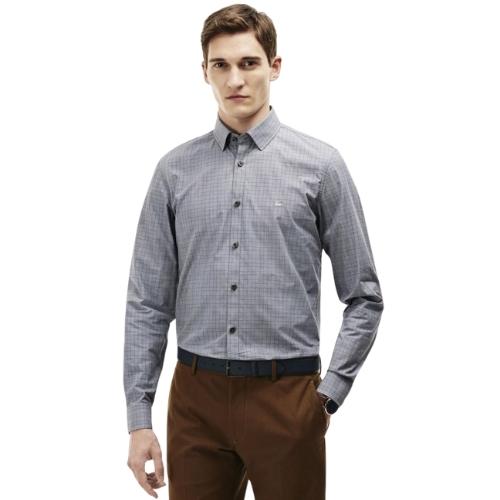 Foto 3 pulgar | Camisa para Hombre Lacoste Manga Larga Slim Fit