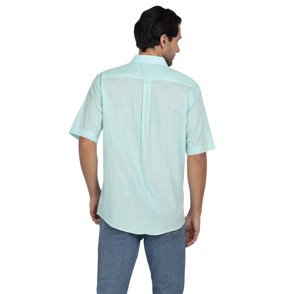 Foto 4 pulgar | Camisa Ultra Slim Lee Hombre Manga Corta 25m5 Color Azul