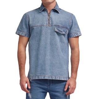 Foto 1 | Playera de Mezclilla MCHK 8014 color Azul