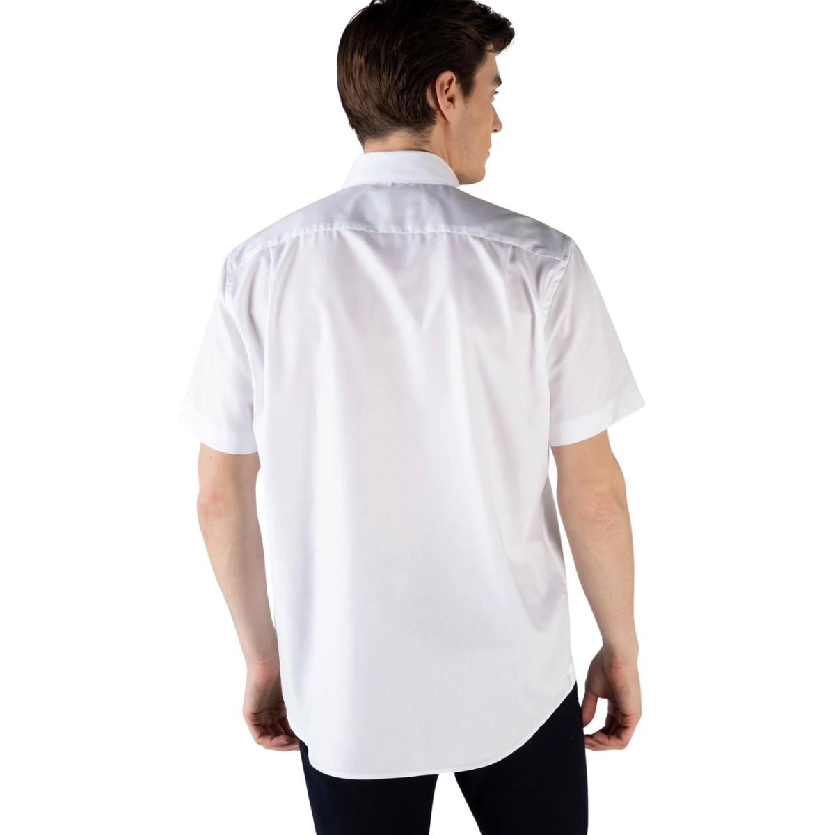 Foto 2 | Camisa de Hombre Lacoste S-O_04136 color Blanco Regular Fit Mini Piqué