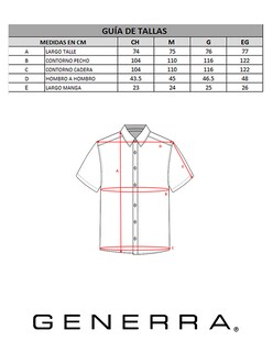 Foto 5 | Camisa Generra Manga Corta color Blanco para Hombre