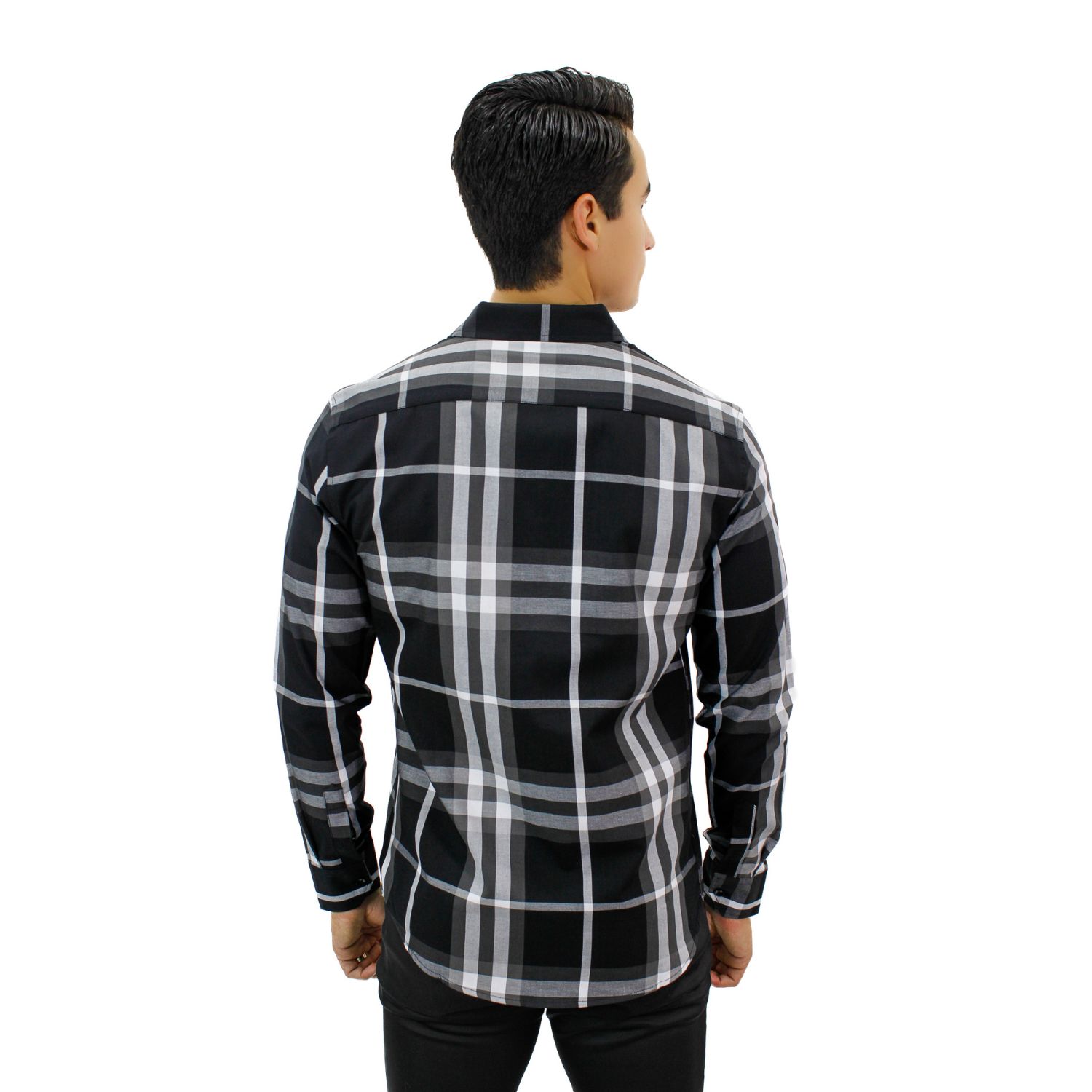 Foto 3 pulgar | Camisa Para Hombre Marca Ravalli Color Negro Msh-680-76