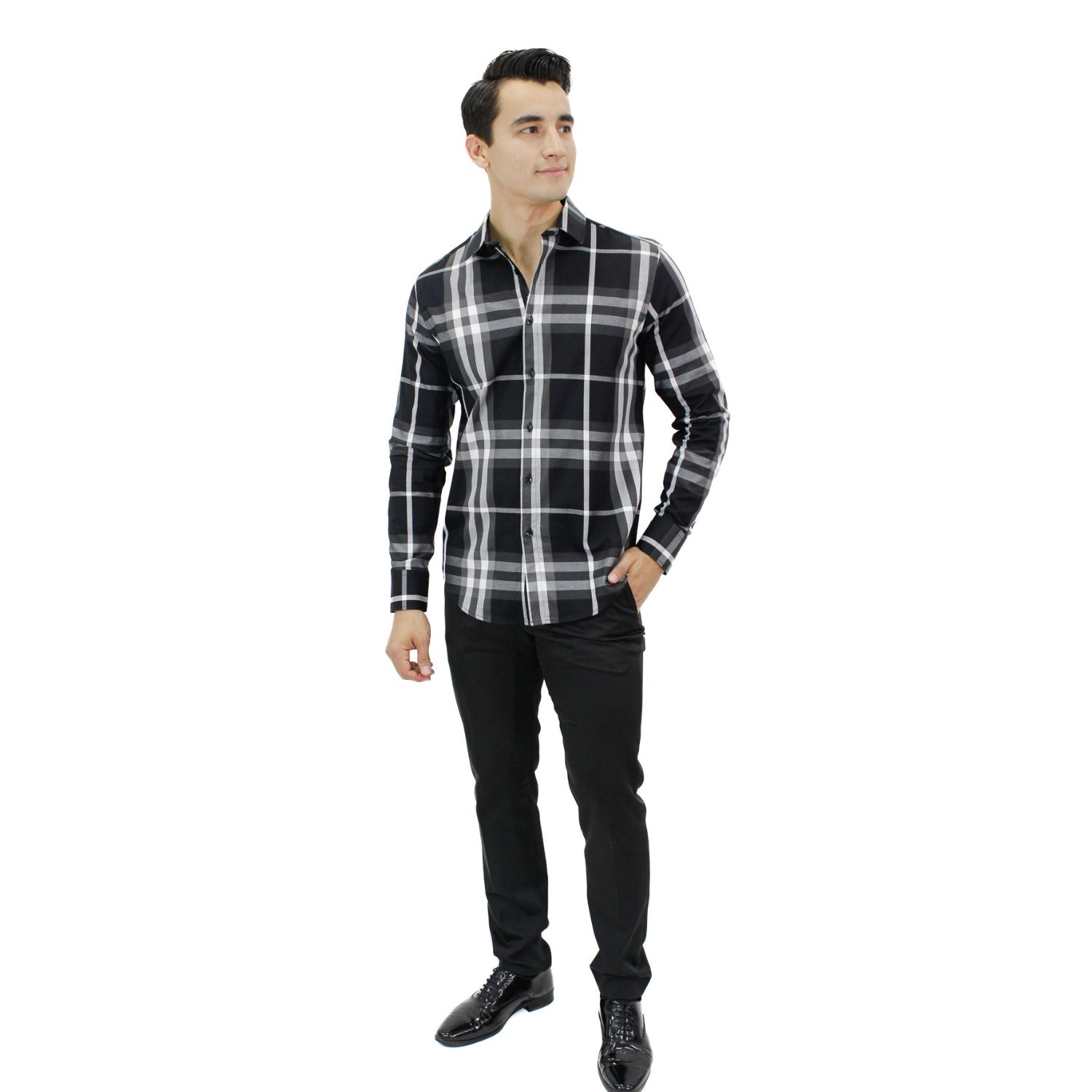 Foto 5 pulgar | Camisa Para Hombre Marca Ravalli Color Negro Msh-680-76