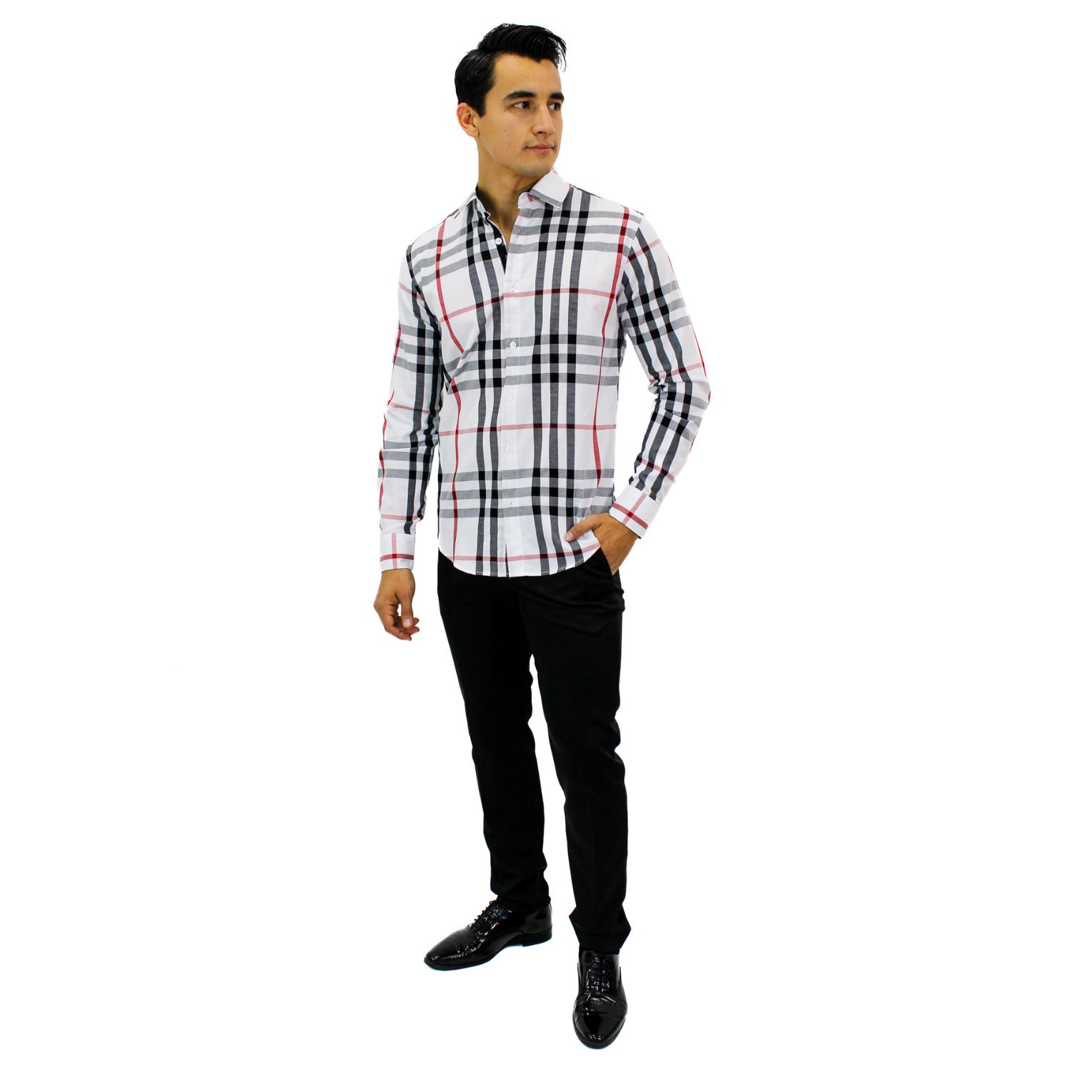 Foto 3 pulgar | Camisa Para Hombre Marca Ravalli Multicolor Msh-680-1