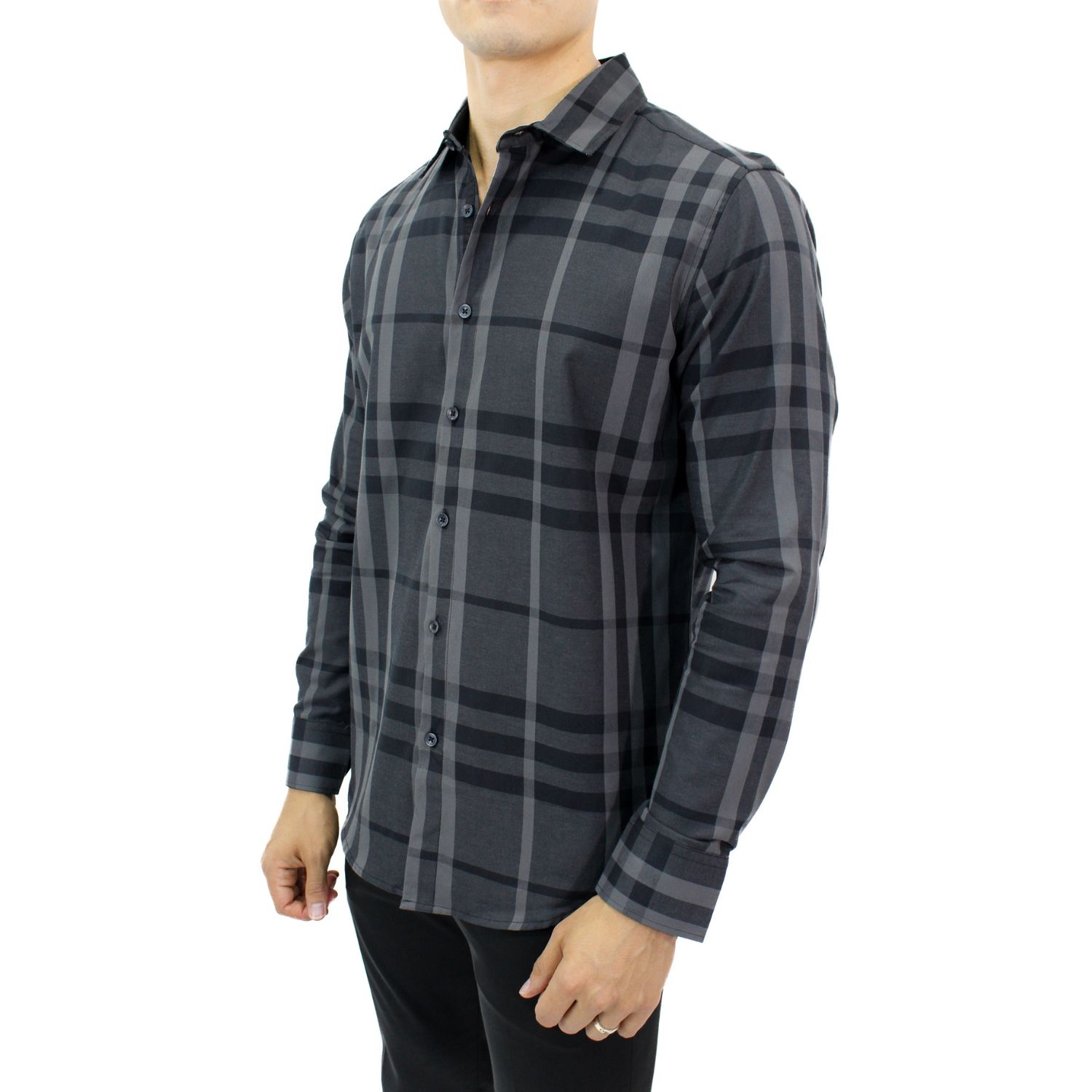 Foto 4 pulgar | Camisa Para Hombre Marca Ravalli Color Negro Msh-680-68