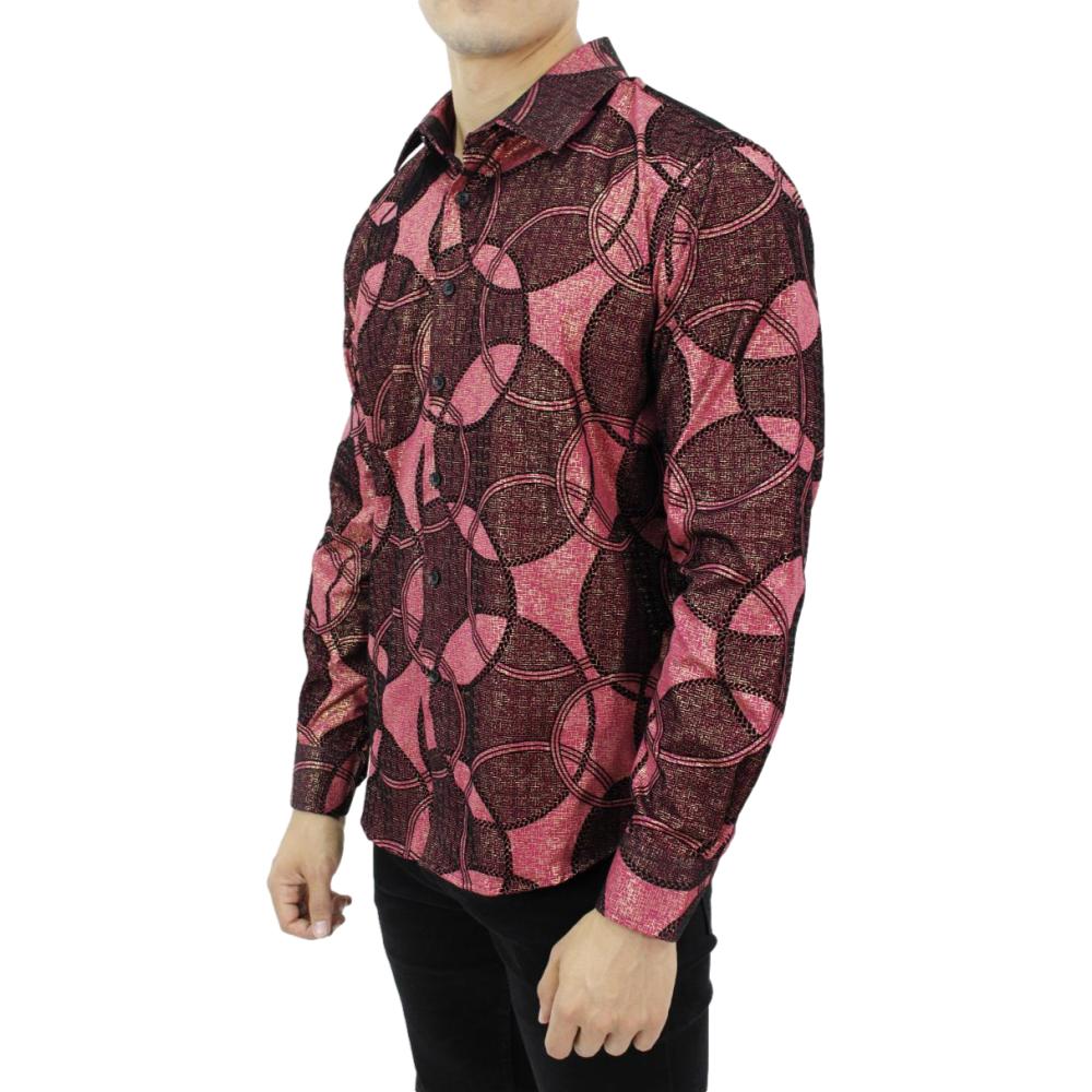 Foto 5 pulgar | Camisa de Caballero Pavini color Vino Pvls-011-13