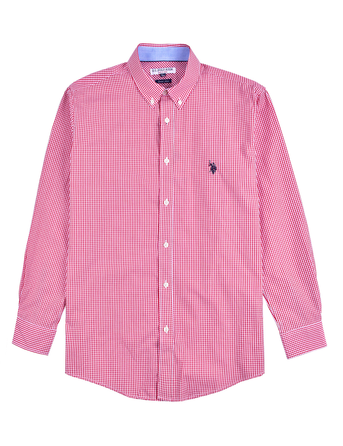 Camisa de Cuadros U.s Polo Assn Rojo para Caballero