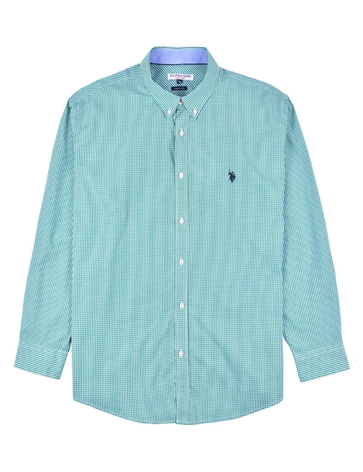 Camisa de Cuadros U.s Polo Assn Verde para Caballero