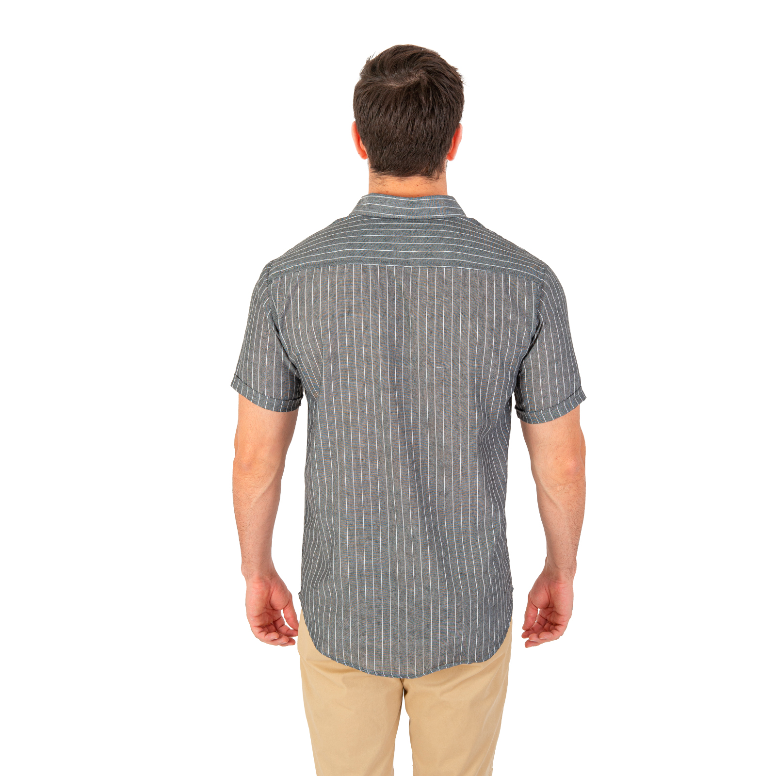 Foto 3 | Camisa Manga Corta Slim Fit CHILI BEANS CLOTHING MC/DUTTI color Azul a Rayas