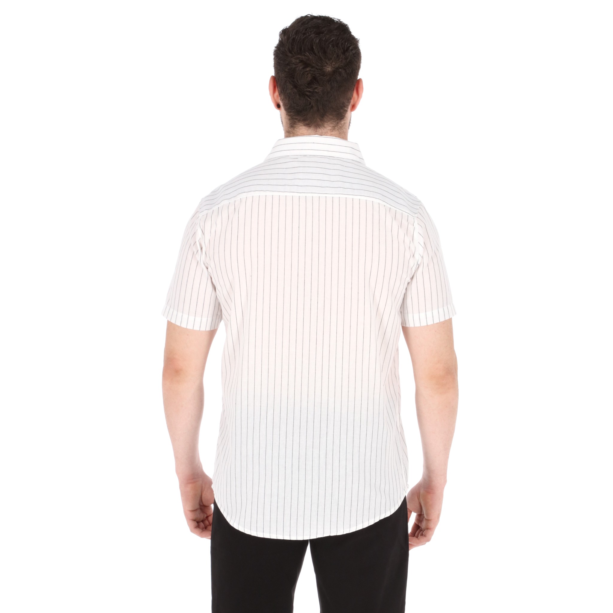 Foto 3 pulgar | Camisa Chb Chili Beans Clothing Co. Slim Fit color Blanco para Hombre