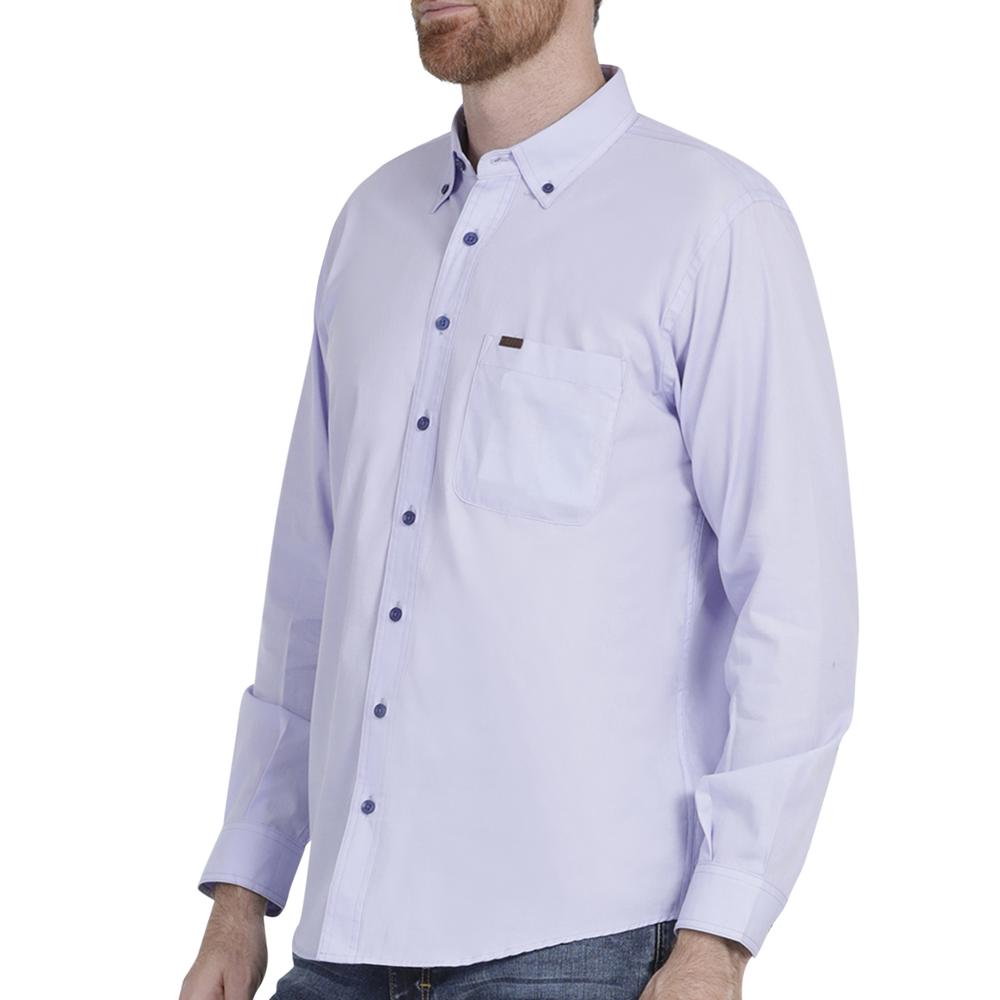 Foto 6 pulgar | Camisa Lee Regular Fit color Púrpura para Hombre