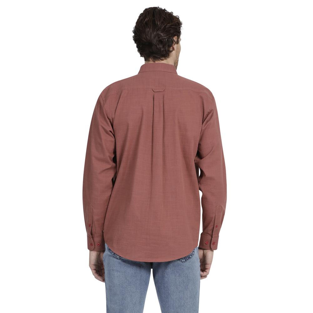 Foto 4 pulgar | Camisa Casual Lee Regular Fit 359 color Vino para Hombre