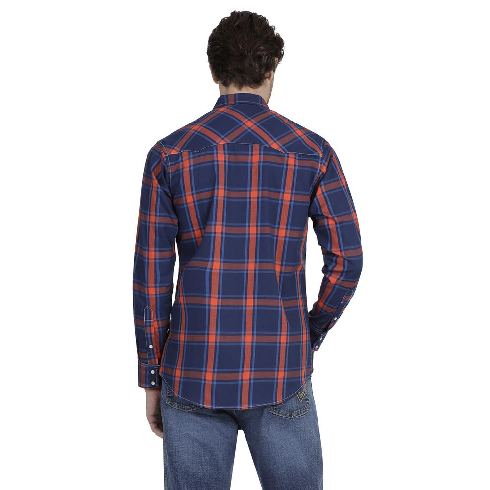 Foto 4 pulgar | Camisa Vaquera Wrangler Slim Fit Manga Larga 923 color Azul para Hombre