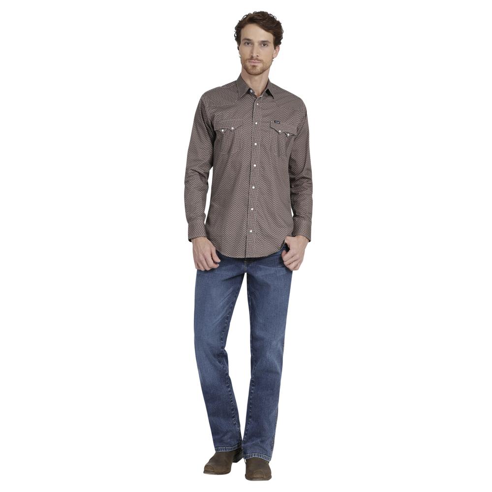 Foto 5 pulgar | Camisa Vaquera para Hombre Wrangler Slim Fit Manga Larga 982 color Marrón