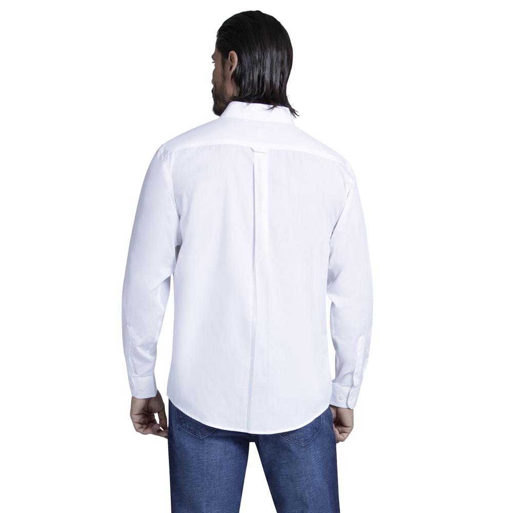 Foto 4 pulgar | Camisa Casual Lee Regular Fit Manga Larga 311 color Blanco para Hombre