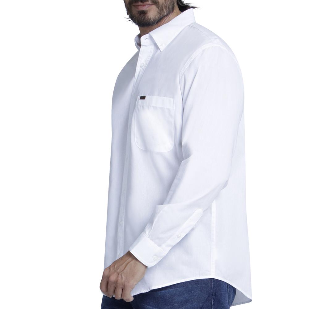 Foto 6 pulgar | Camisa Casual Lee Regular Fit Manga Larga 311 color Blanco para Hombre