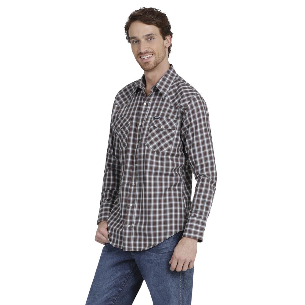 Foto 4 pulgar | Camisa Vaquera Wrangler Regular Fit Manga Larga 873 color Gris para Hombre