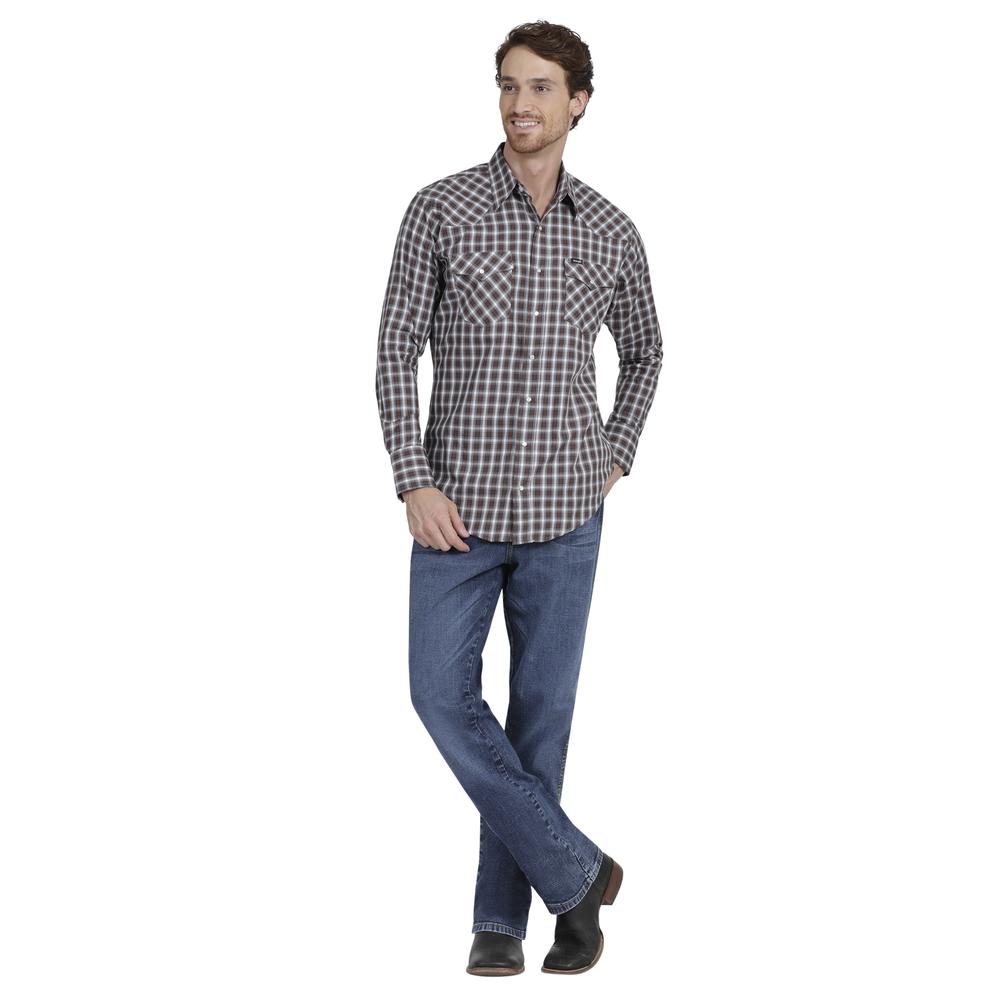 Foto 5 pulgar | Camisa Vaquera Wrangler Regular Fit Manga Larga 873 color Gris para Hombre