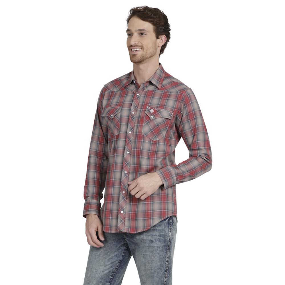 Foto 3 pulgar | Camisa Vaquera Wrangler Regular Fit Manga Larga 947 color Marrón para Hombre