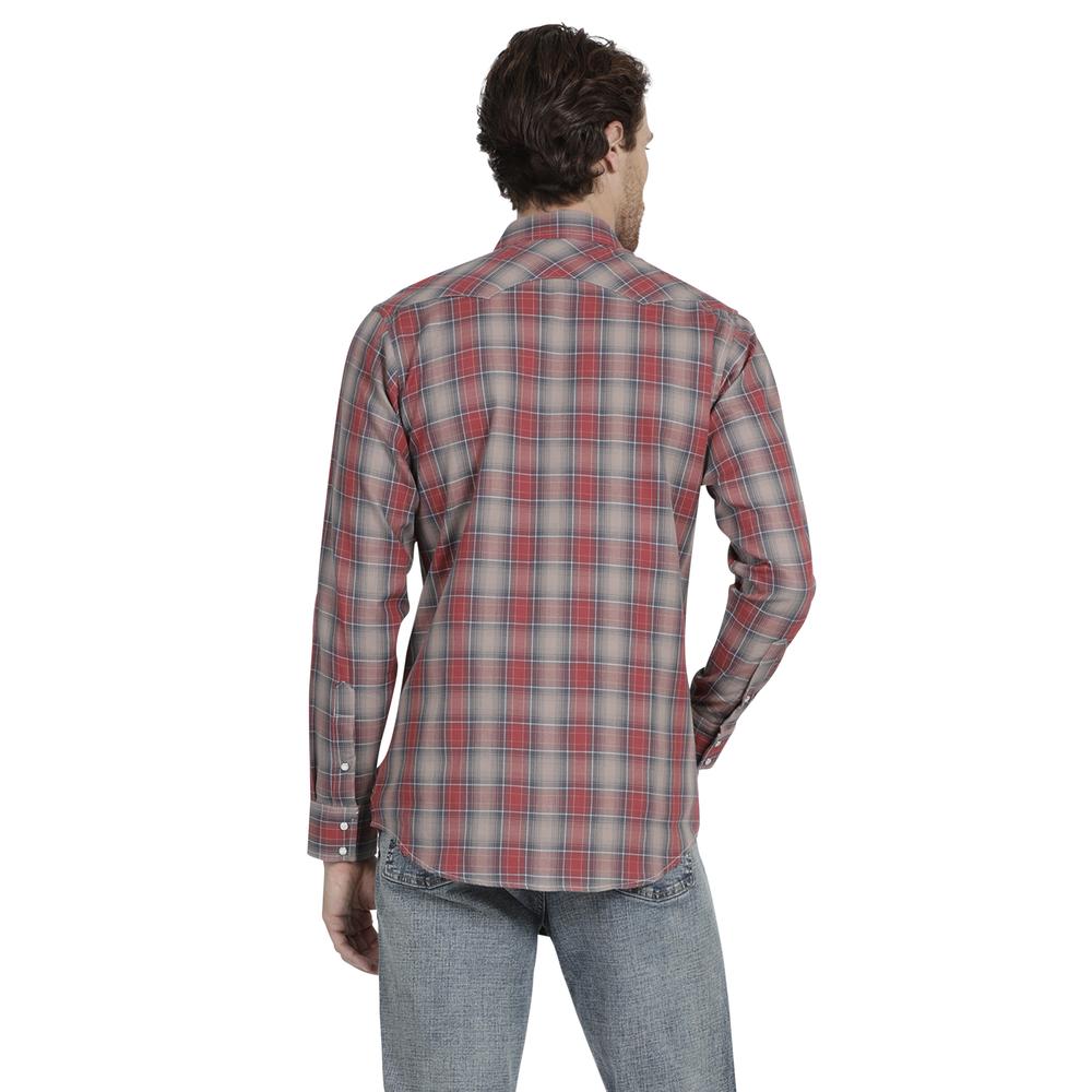 Foto 4 pulgar | Camisa Vaquera Wrangler Regular Fit Manga Larga 947 color Marrón para Hombre