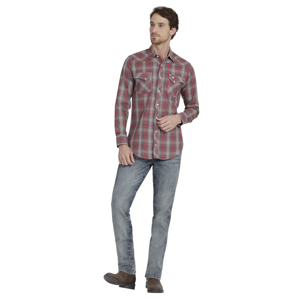 Foto 5 pulgar | Camisa Vaquera Wrangler Regular Fit Manga Larga 947 color Marrón para Hombre