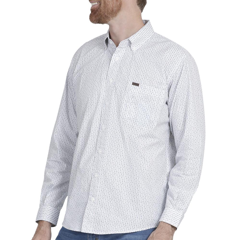 Foto 6 pulgar | Camisa Casual Lee Regular Fit Manga Larga 311 color Blanco para Hombre