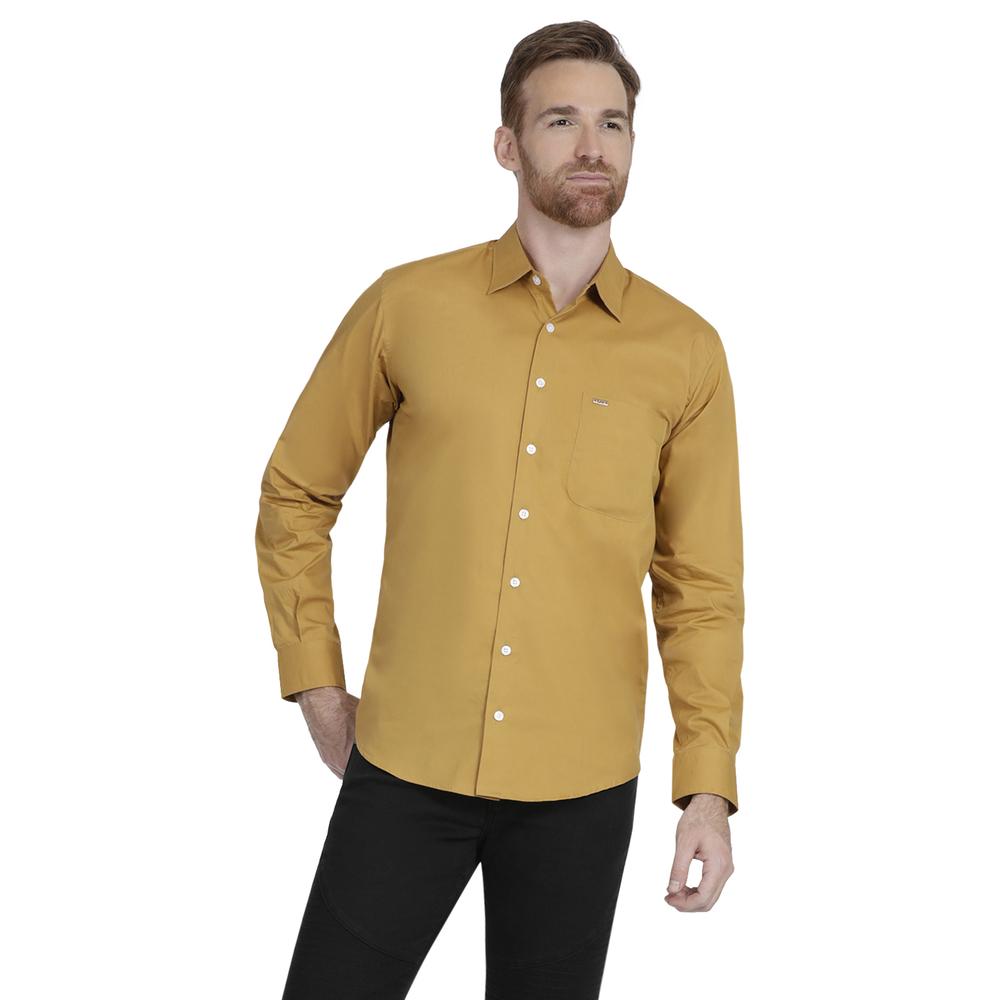 Foto 2 pulgar | Camisa Casual para Hombre Lee Slim Fit Manga Larga 350 color Amarillo