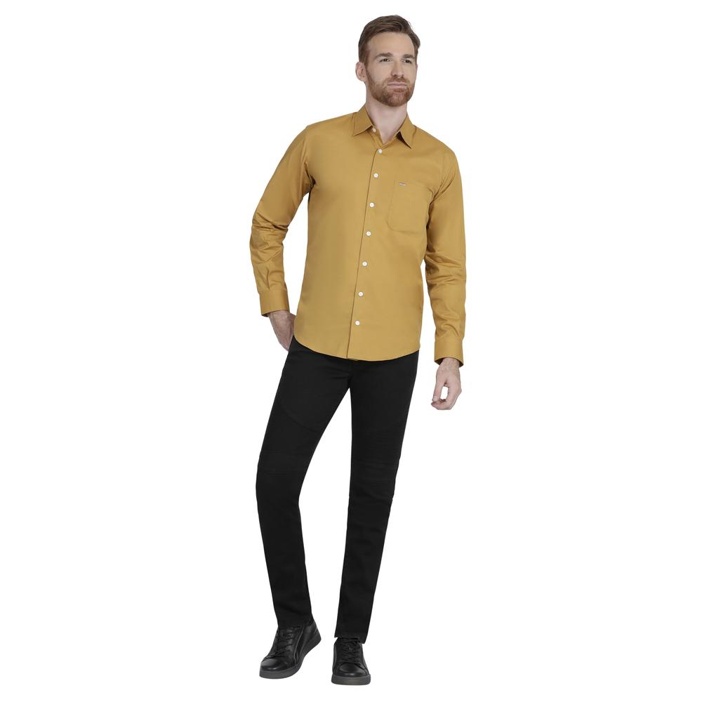 Foto 5 pulgar | Camisa Casual para Hombre Lee Slim Fit Manga Larga 350 color Amarillo