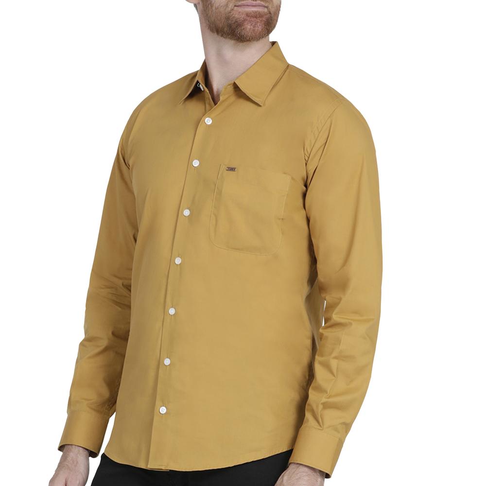 Foto 6 pulgar | Camisa Casual para Hombre Lee Slim Fit Manga Larga 350 color Amarillo