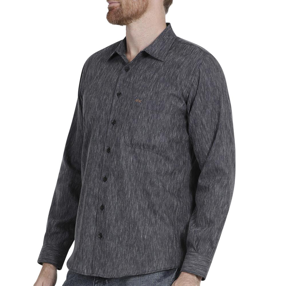 Foto 6 pulgar | Camisa Casual Lee Regular Fit Manga Larga 350 color Gris para Hombre