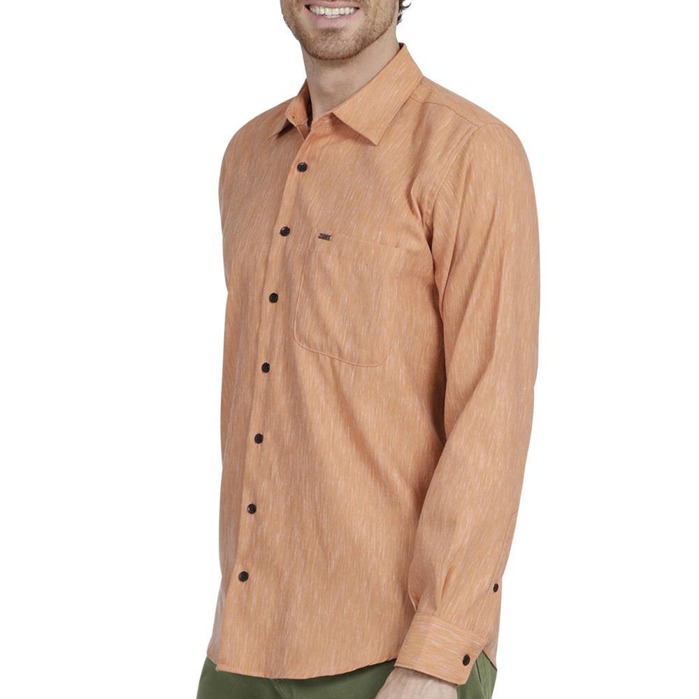 Foto 6 pulgar | Camisa Lee Regular Fit color Naranja para Hombre