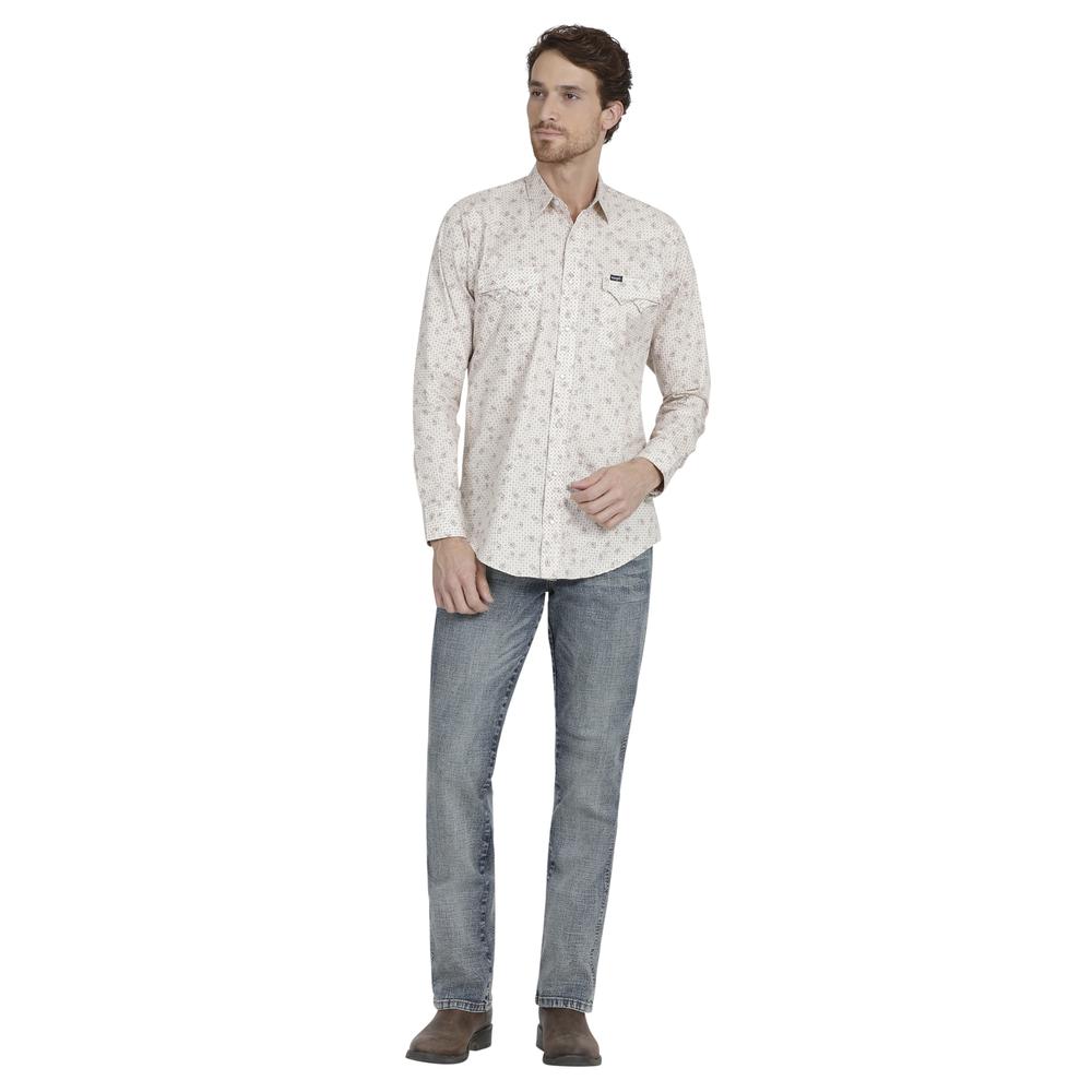 Foto 5 pulgar | Camisa Vaquera para Hombre Wrangler Slim Fit Manga Larga 975 color Beige