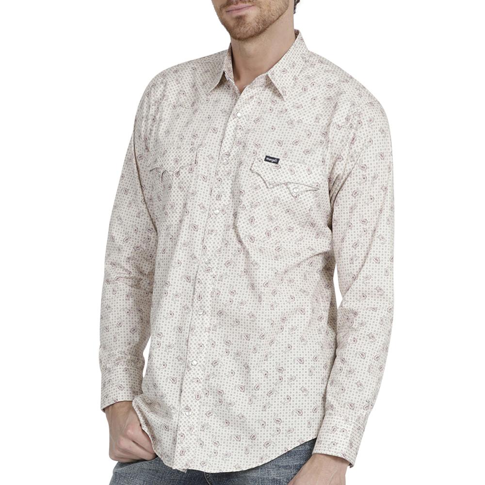 Foto 6 pulgar | Camisa Vaquera para Hombre Wrangler Slim Fit Manga Larga 975 color Beige