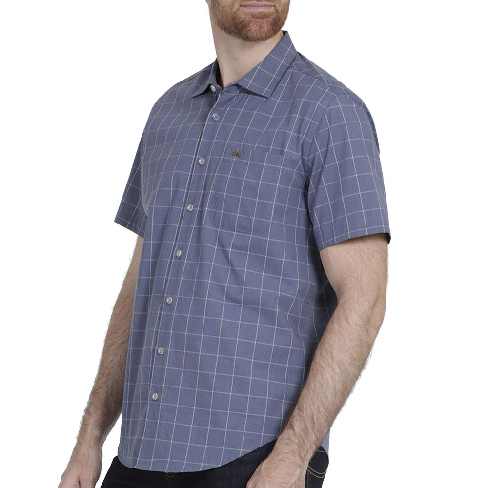 Foto 5 | Camisa Casual Lee Slim Fit Manga Corta color Azul para Hombre