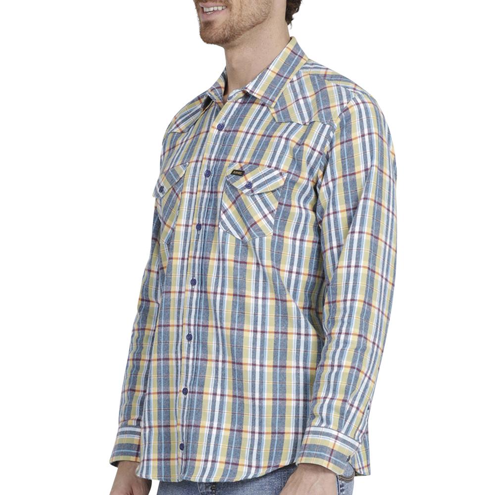 Foto 5 | Camisa Casual Lee Slim Fit Manga Larga 341 color Amarillo para Hombre