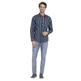 Foto 4 | Camisa Lee Multicolor Slim Fit para Hombre
