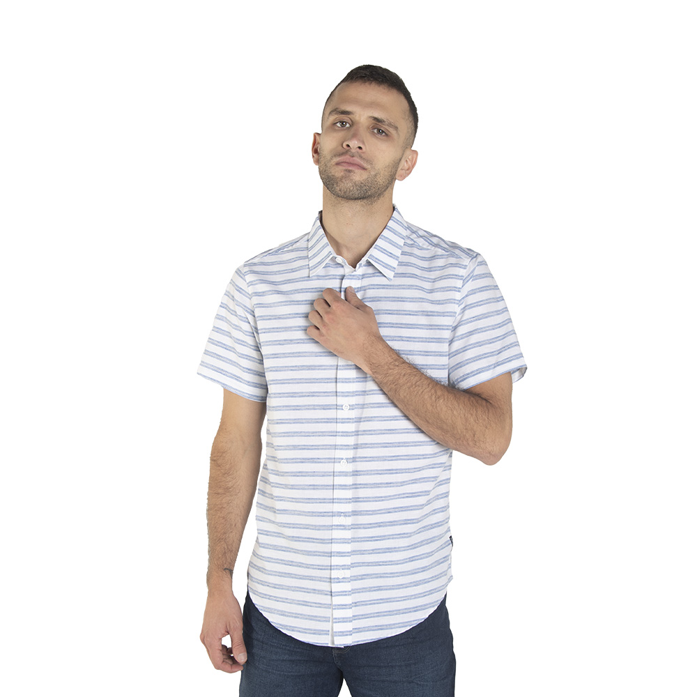 Camisa Oggi 2211313 color Blanco Popelina Combinada para Hombre