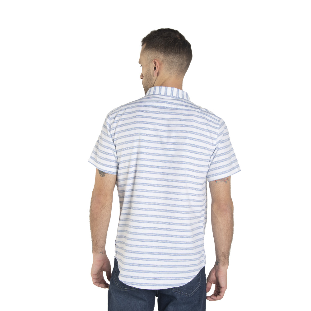 Foto 4 pulgar | Camisa Oggi 2211313 color Blanco Popelina Combinada para Hombre