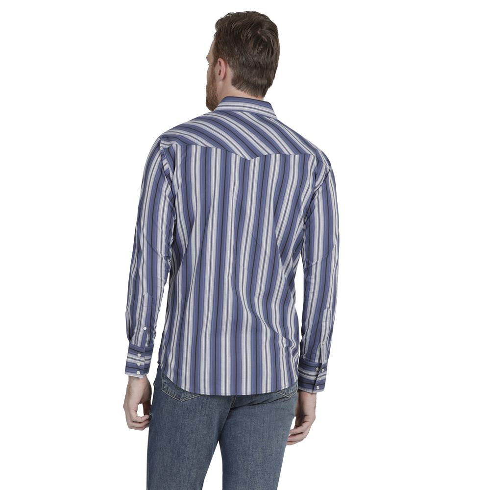 Foto 4 pulgar | Camisa Vaquera Wrangler Regular Fit color Azul para Hombre