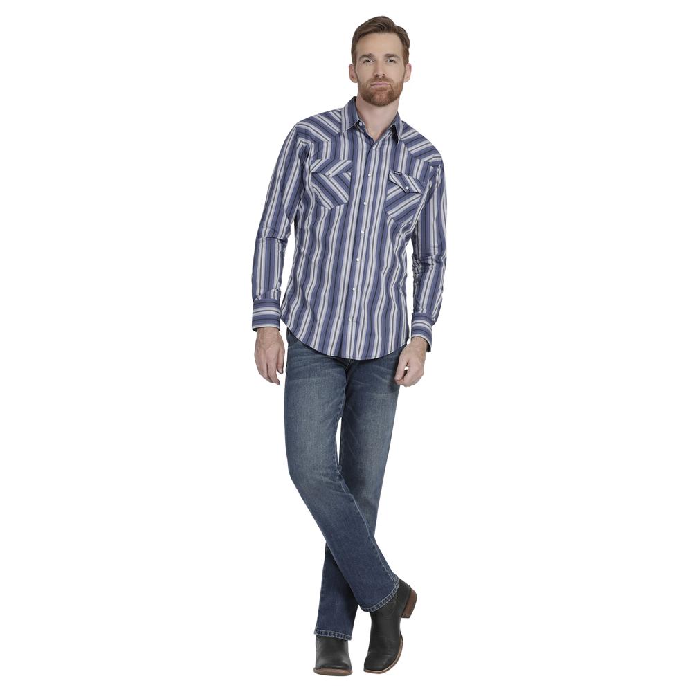 Foto 5 pulgar | Camisa Vaquera Wrangler Regular Fit color Azul para Hombre