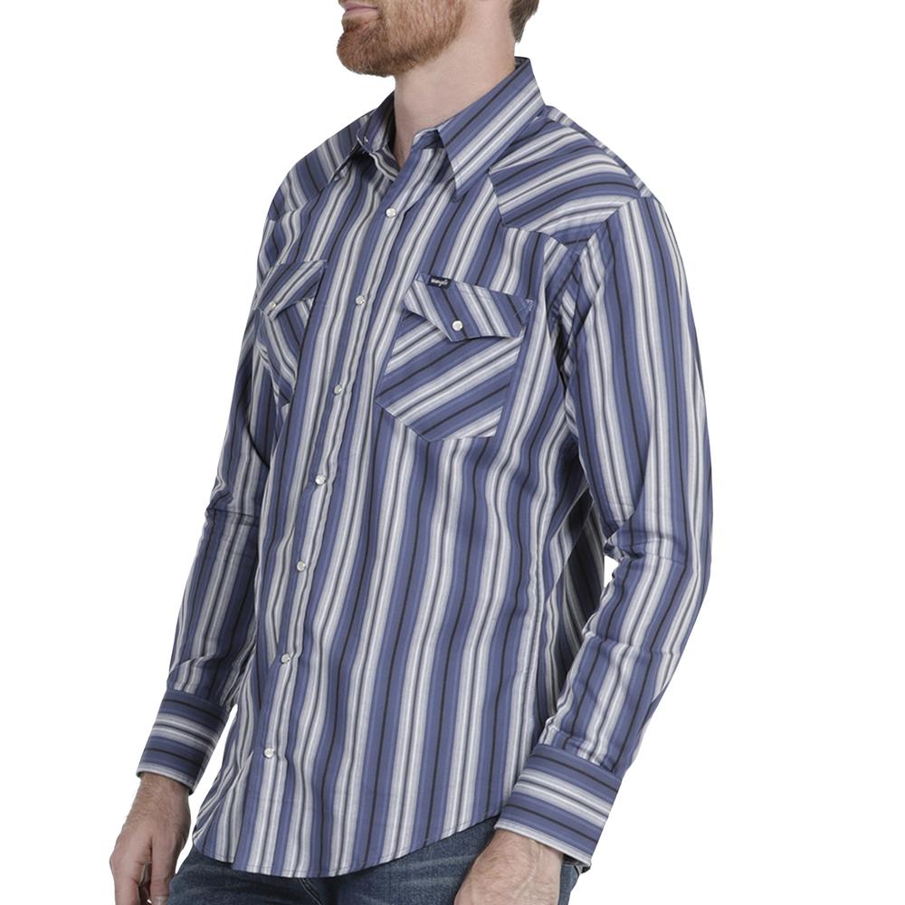 Foto 6 pulgar | Camisa Vaquera Wrangler Regular Fit color Azul para Hombre