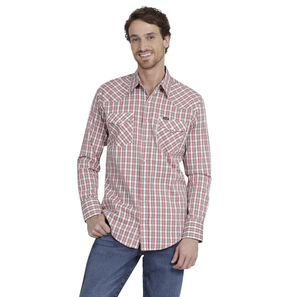 Foto 2 pulgar | Camisa Vaquera Wrangler Slim Fit color Marrón para Hombre